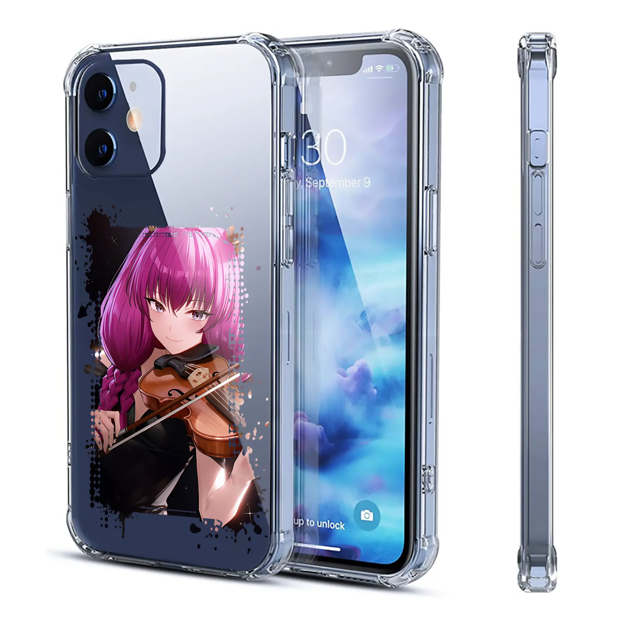 葬送のフリーレン（Frieren） グッズ,アウラ（Aura） - IPhone 12シリーズ対応 ・ 透明スマホケース ・ クリアソフトケース ・ TPU素材 ・ 耐衝撃 ・ 高密着 ・ 防汚 防指紋 ・ 簡単着脱